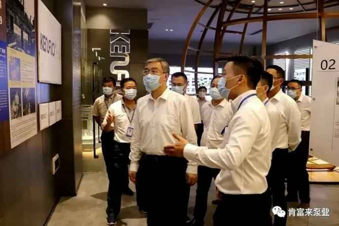 佛山市委书记鲁毅到长沙修宇家庭电子产品有限公司调研